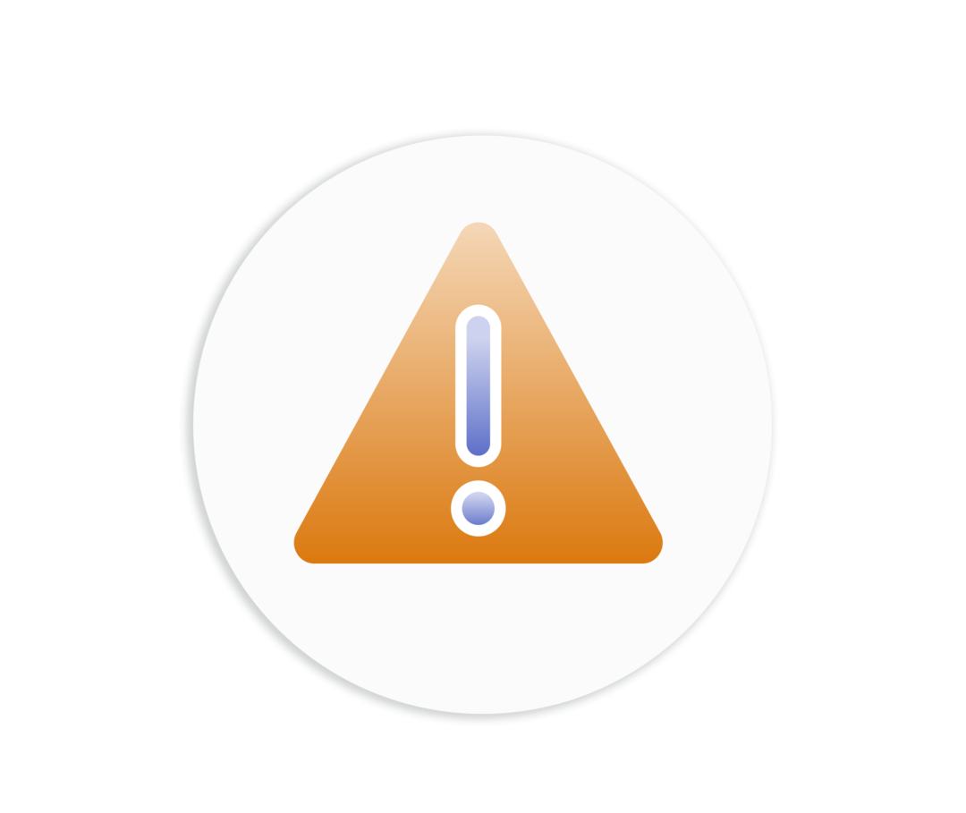 Schematische Darstellung eines Warndreiecks. Darauf ein Ausrufezeichen.