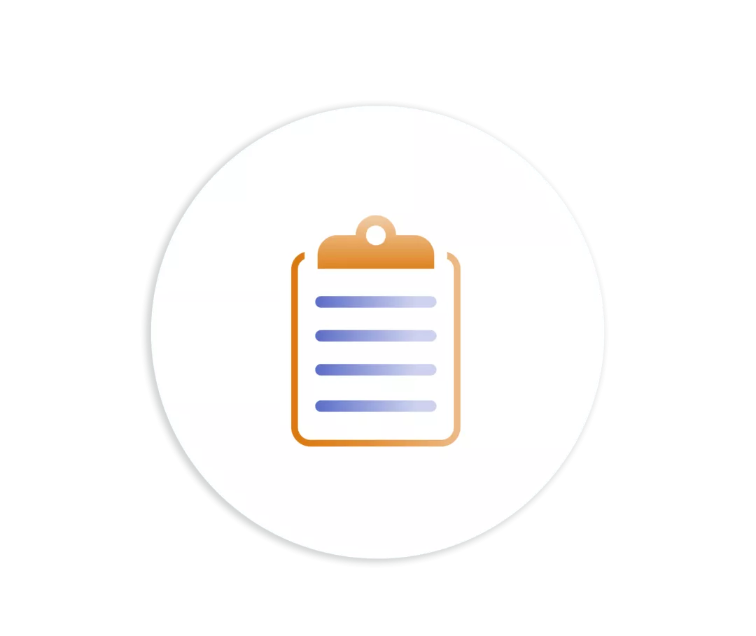 Schematische Darstellung eines Klemmbretts.