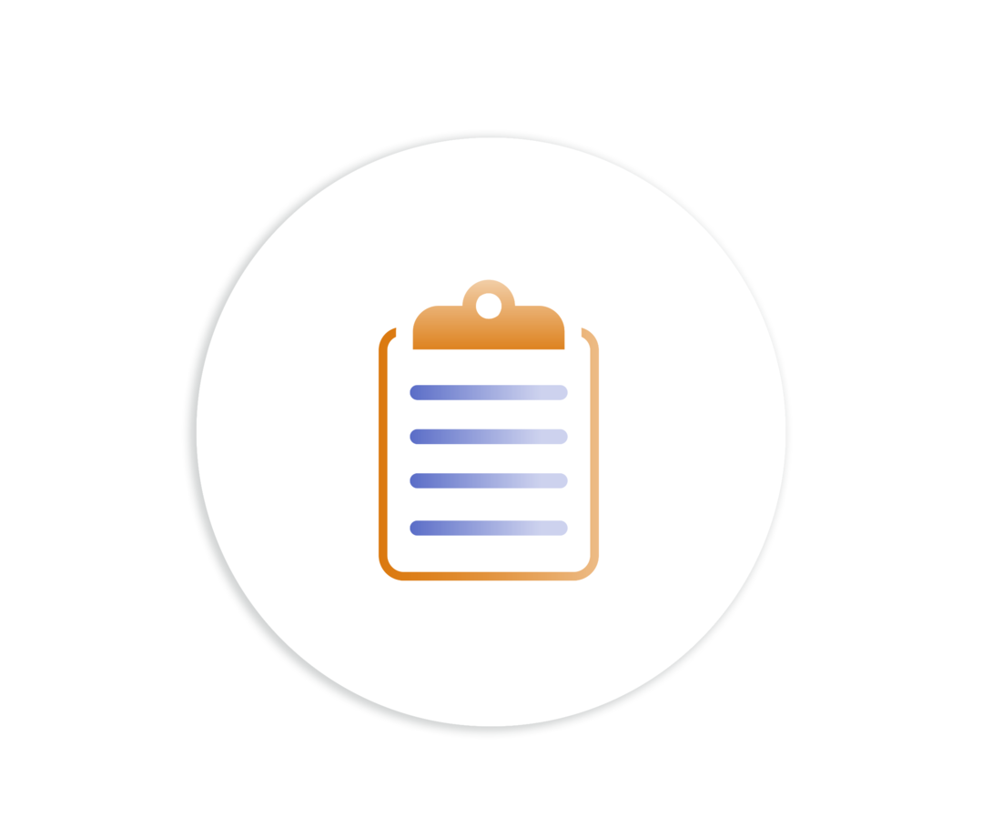 Schematische Darstellung eines Klemmbretts.